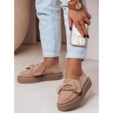 DStreet Mokasyny damskie na platformie LOFTIS różowe | Shoptok.si