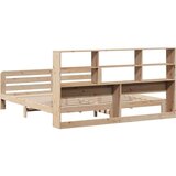 vidaXL Posteljni okvir brez vzmetnice 180x200 cm trdna borovina | Shoptok.si