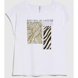 Marisse Cotton Blouse With Print, White | shoptok.hr