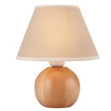 LAMKUR Bež stolna lampa s tekstilnim sjenilom (visina 24 cm) Ball – | shoptok.hr
