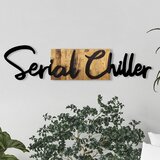 Wallity Zidna dekoracija Serial Chiller 2, 140x3x30 cm, Crna | ePonuda.com
