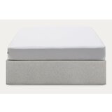 Kave Home Siva oblazinjena zakonska postelja s prostorom za shranjevanje 180x200 cm Matters – | Shoptok.si
