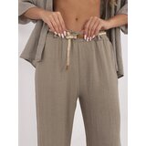 Italy Moda Trousers-MI-SP-6560.73P-dark beige | shoptok.hr