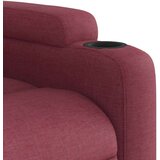  Električni naslonjač na podizanje od tkanine boja vina | shoptok.hr