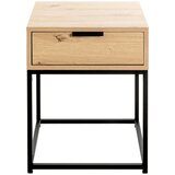 MID.YOU NOČNA OMARICA, črna, barve hrasta | Shoptok.si