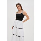 Marisse Black Cotton Top Cene