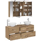  Set namještaja za kupaonicu 4 pcs Hrast artisan | Shoptok.si