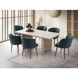 Hanah home trpezarijski sto travertin loft 2931 | ePonuda.com