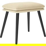 The Living Store Stolček za noge krem 45x29,5x35 cm blago - Stolček Za Noge, (21420266) | Shoptok.si