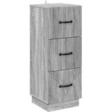  Predalna omara Siva Sonoma 33 x 34,5 x 87 cm Inženirski les, (5000232329) | Shoptok.si