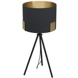 Eglo 39965 - Stona lampa TORTOLA 1xE27/40W/230V crna/zlatna | Eponuda.com