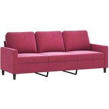  4-dijelni set sofa crvena boja vina baršunasti | shoptok.hr