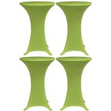 vidaXL Raztegljivo pregrinjalo za mizo 4 kosi 60 cm zeleno, (20828579) | Shoptok.si