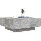  Stolić za kavu s LED svjetlima sivi boja betona 80x80x31 cm | shoptok.hr