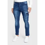 Brave Soul Jeans hlače MJN-VICTOR Modra Skinny Fit