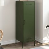vidaXL Visoka omara olivno zelena 36x39x113 cm jeklo Cene