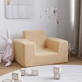  Dječja fotelja krem od mekanog pliša | shoptok.hr