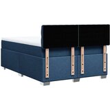  Krevet s oprugama i madracem plavi 140 x 190 cm od tkanine | shoptok.hr