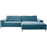 Pure Home Lifestyle SEDEŽNA GARNITURA, rebrasti žamet barve petroleja Cene