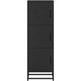  Visoka ploča crna 35,5x35x106,5 cm Konstruirano drvo i metal | Eponuda.com
