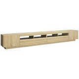 TV ormarić s LED svjetlima boja hrasta sonome 300 x 35 x 40 cm | shoptok.hr