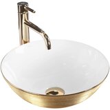 Rea STELLA Gold Brush / White umivalnik | Shoptok.si