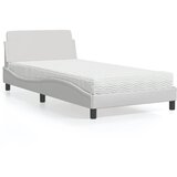 vidaXL Krevet s madracem bijeli 100 x 200 cm od umjetne kože Cijene