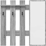  Vješalica za kapute na zidu Zidne Siva Sonoma 100 x 10 x 100 cm | shoptok.hr