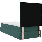  Krevet s prostorom za pohranu s LED-om Tamnozelena 90 x 200 cm | shoptok.hr