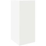 vidaXL Stranska mizica s polico bela 25,5x27x60 cm | Shoptok.si