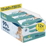 Pampers Vlažne maramice 99% Water Ecom pakovanje 12x60 XXL | Eponuda.com