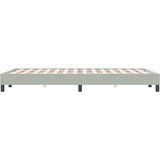vidaXL posteljni okvir brez vzmetnice svetlo siva 120x220 cm žamet | Shoptok.si