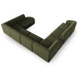 Milo Casa Zelena kutna garnitura od šenila (s lijevim kutom/u obliku slova "U") Paolo – | shoptok.hr