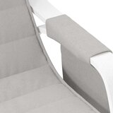  Gugalni stol svetlo sivo blago, (20934805) | Shoptok.si