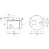 REA Bath Podžbukna kada i tuš set Rea Lungo Chrome + BOX | shoptok.hr