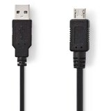 Nedis CCGP60880BK20 micro USB kabl 2.0, 480Mbps, 2m, okrugli | Eponuda.com