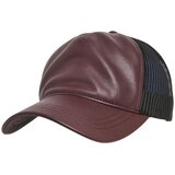 Flexfit Leather Trucker maroon/blk | shoptok.hr