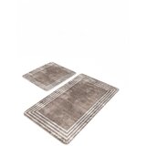 Mila Home Rjave žametne kopalniške preproge v kompletu 2 ks 60x100 cm – Cene
