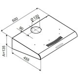 MPM kuhinjska napa, nerjaveče jeklo, 50cm, (MPM-51-PX-69) | Shoptok.si