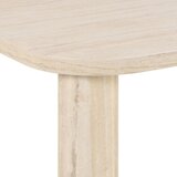 Actona Bež mizica v marmornem dekorju 75x100 cm Solano – | Shoptok.si