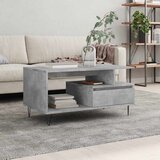  Stolić za kavu boja betona 90x49x45 cm konstruirano drvo | shoptok.hr