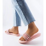  Pink flip-flops with rhinestones Anapor | ePonuda.com