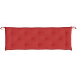  Jastuk za vrtnu klupu crveni 150 x 50 x 7 cm od tkanine Oxford | shoptok.hr
