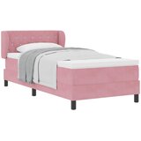  Krevet s opruga kutije Ružičasta 90 x 200 cm Baršun | shoptok.hr