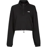 Vans Puloverji LEFT CHEST HALF ZIP FLEECE Črna