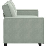  Dvosjed Sofa Svijetlosiva 180x78x84 cm Baršun | Shoptok.si