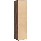  Visoka komoda boja smeđeg hrasta 45x41x185cm konstruirano drvo | shoptok.hr
