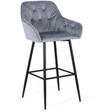 GINER Y COLOMER Komplet dveh stolčkov, oblazinjenih v žamet in s kovinskim ogrodjem, (22147106) Cene