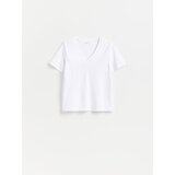 Reserved Pamučna majica - bijela | shoptok.hr