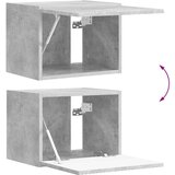  Set omare za televizijo na steni 4 pcs Betonsko siva, (5000132383) | Shoptok.si